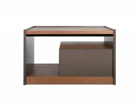 Vig Furniture - Modrest Tara - Modern Walnut Nightstand - Vgbb-Ru-Dw70-Wal