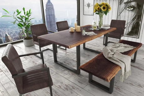 Vig Furniture - Modrest Taylor Large Modern Live Edge Wood Dining Table - Vgedpro222003-Lg