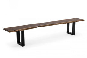 Modrest Taylor - X-Large 102" Modern Live Edge Dining Bench | VIG