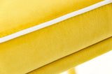 Vig Furniture - Modrest Tigard Modern Yellow Fabric Dining Chair - Vgeumc-8883Ch-A-Yel