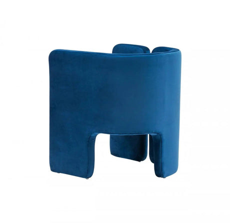 Vig Furniture - Modrest Tirta Modern Blue Accent Chair - Vgrhac-234-L-Blue-Ch