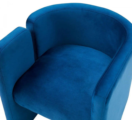 Vig Furniture - Modrest Tirta Modern Blue Accent Chair - Vgrhac-234-L-Blue-Ch