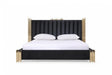 Modrest Token Modern Black & Gold Bed Vgvcbd815-Bed
