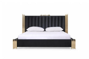 Modrest Token Modern Black & Gold Bed Vgvcbd815-Bed