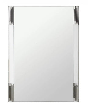 Modrest Token Modern White & Stainless Steel Mirror Vgvcj815-Wht-Mir