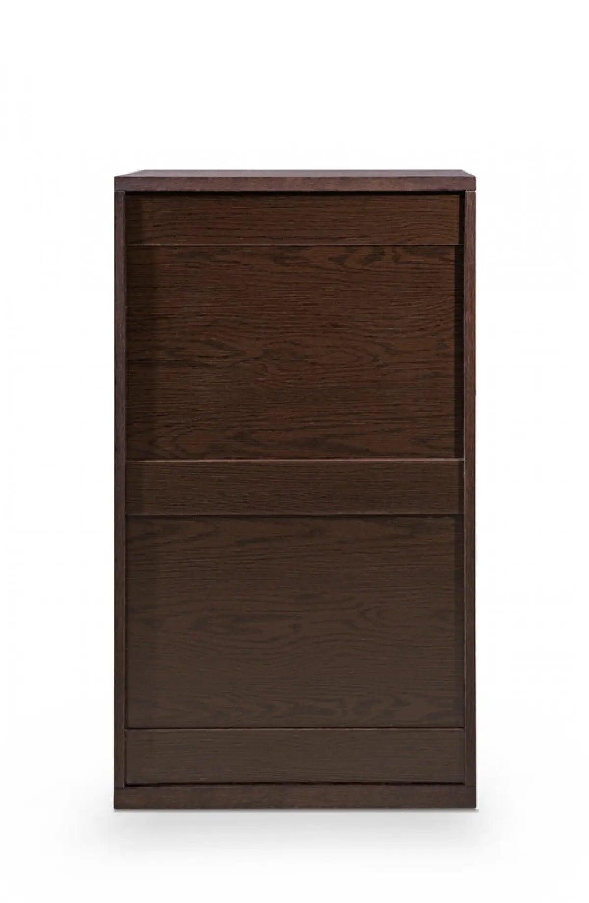 Vig Furniture - Modrest Torino Modern Brown Oak & Grey Chest - Vgwcd-D04-Brnoak