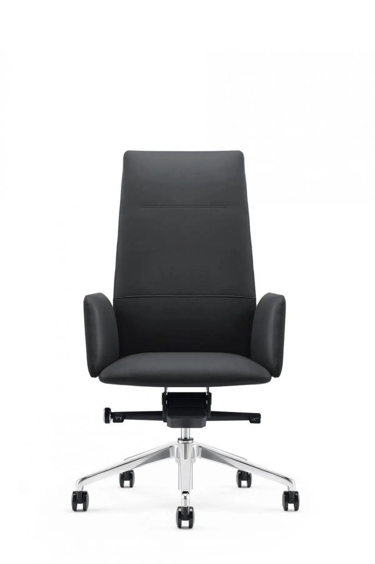 Vig Furniture - Modrest Tricia Modern Black High Back Executive Office Chair - Vgfua1911-Blk-Oc