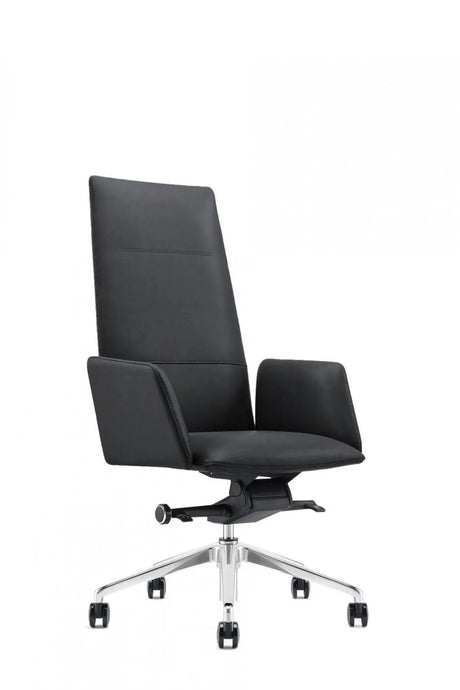 Vig Furniture - Modrest Tricia Modern Black High Back Executive Office Chair - Vgfua1911-Blk-Oc