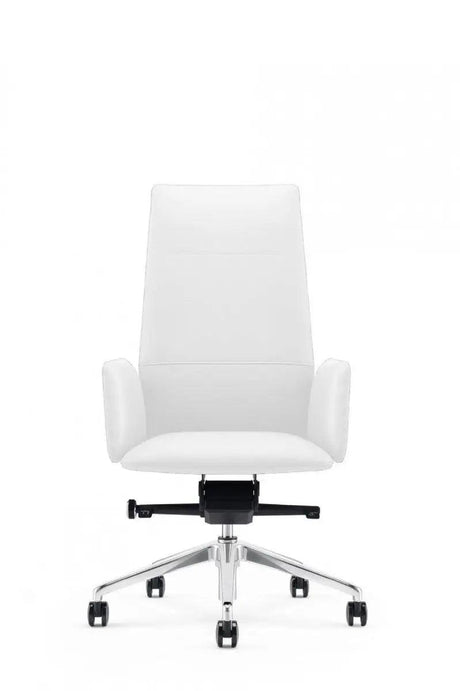 Vig Furniture - Modrest Tricia Modern White High Back Executive Office Chair - Vgfua1911-Wht-Oc