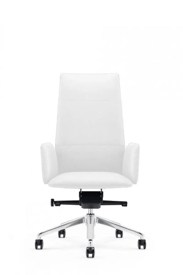 Vig Furniture - Modrest Tricia Modern White High Back Executive Office Chair - Vgfua1911-Wht-Oc