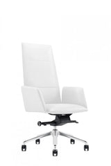 Vig Furniture - Modrest Tricia Modern White High Back Executive Office Chair - Vgfua1911-Wht-Oc