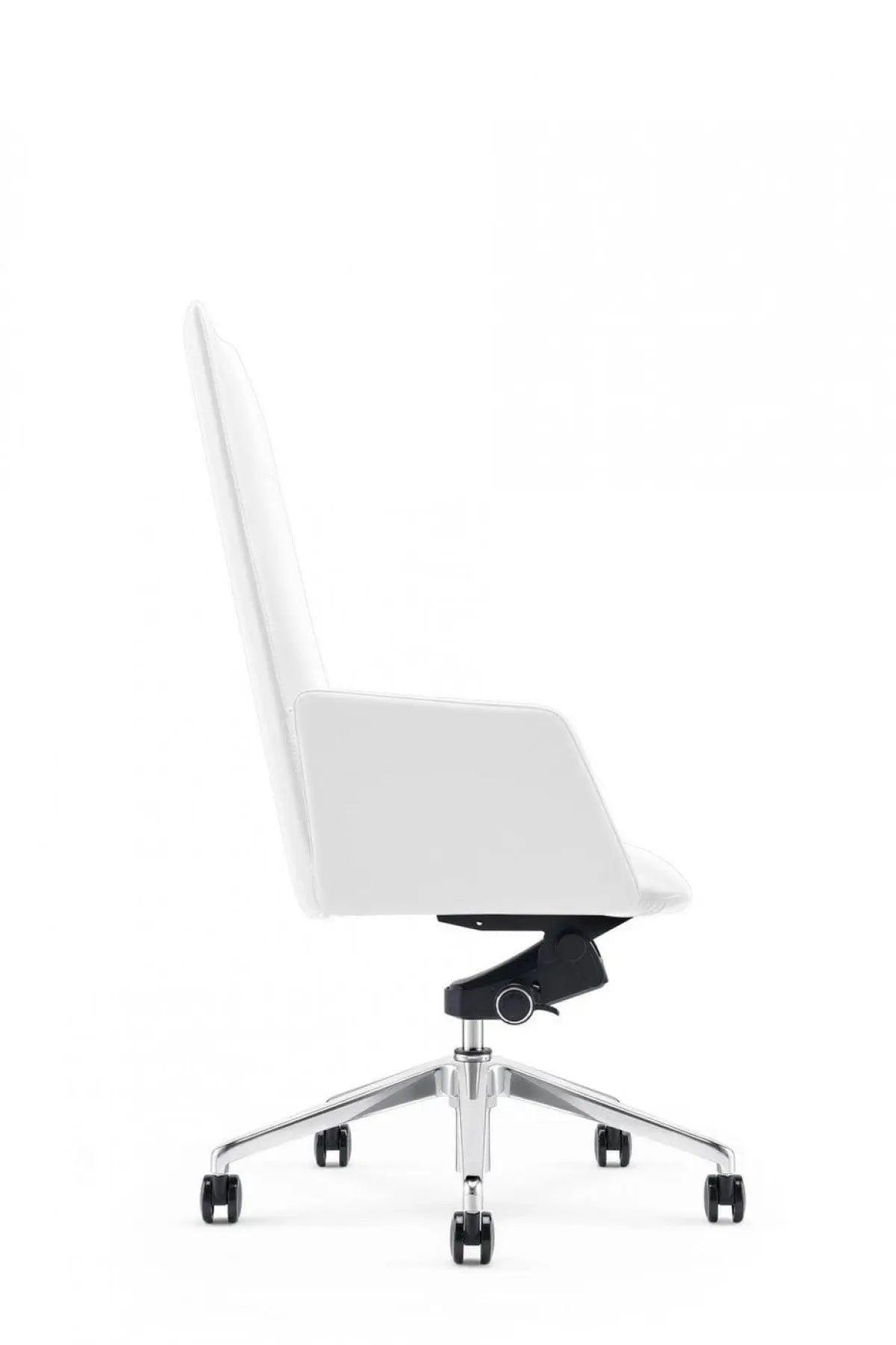 Vig Furniture - Modrest Tricia Modern White High Back Executive Office Chair - Vgfua1911-Wht-Oc