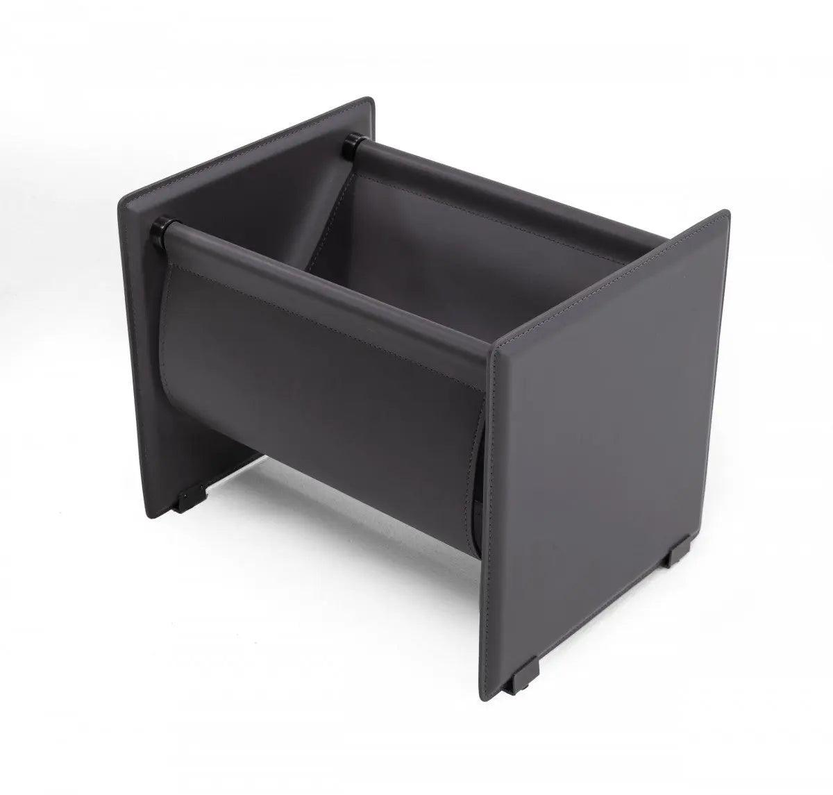 Vig Furniture - Modrest Uriah Modern Grey Magazine Rack - Vgwce321-Mr-Et