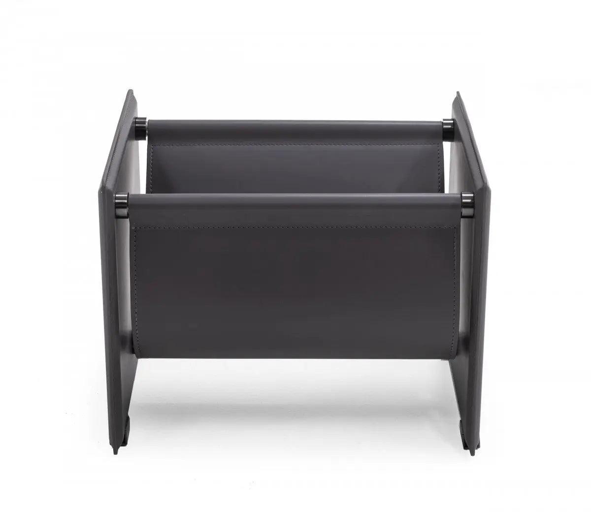 Vig Furniture - Modrest Uriah Modern Grey Magazine Rack - Vgwce321-Mr-Et