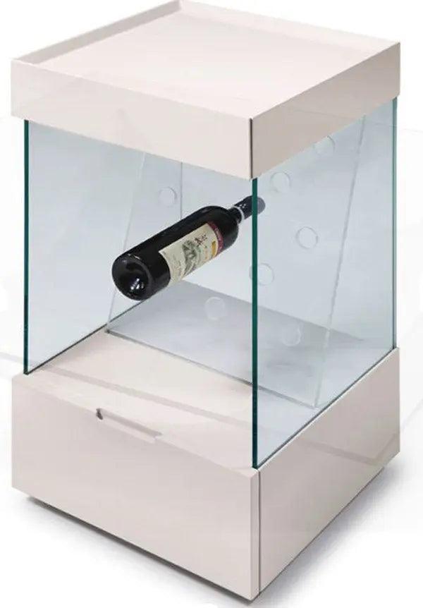 Vig Furniture - Modrest Vine Contemporary White Wine Shelf - Vgwcb123-Wht