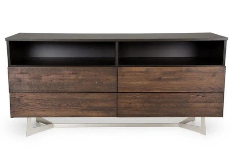 Vig Furniture - Modrest Wharton Modern Dark Aged Oak Dresser - Vgedpb16003