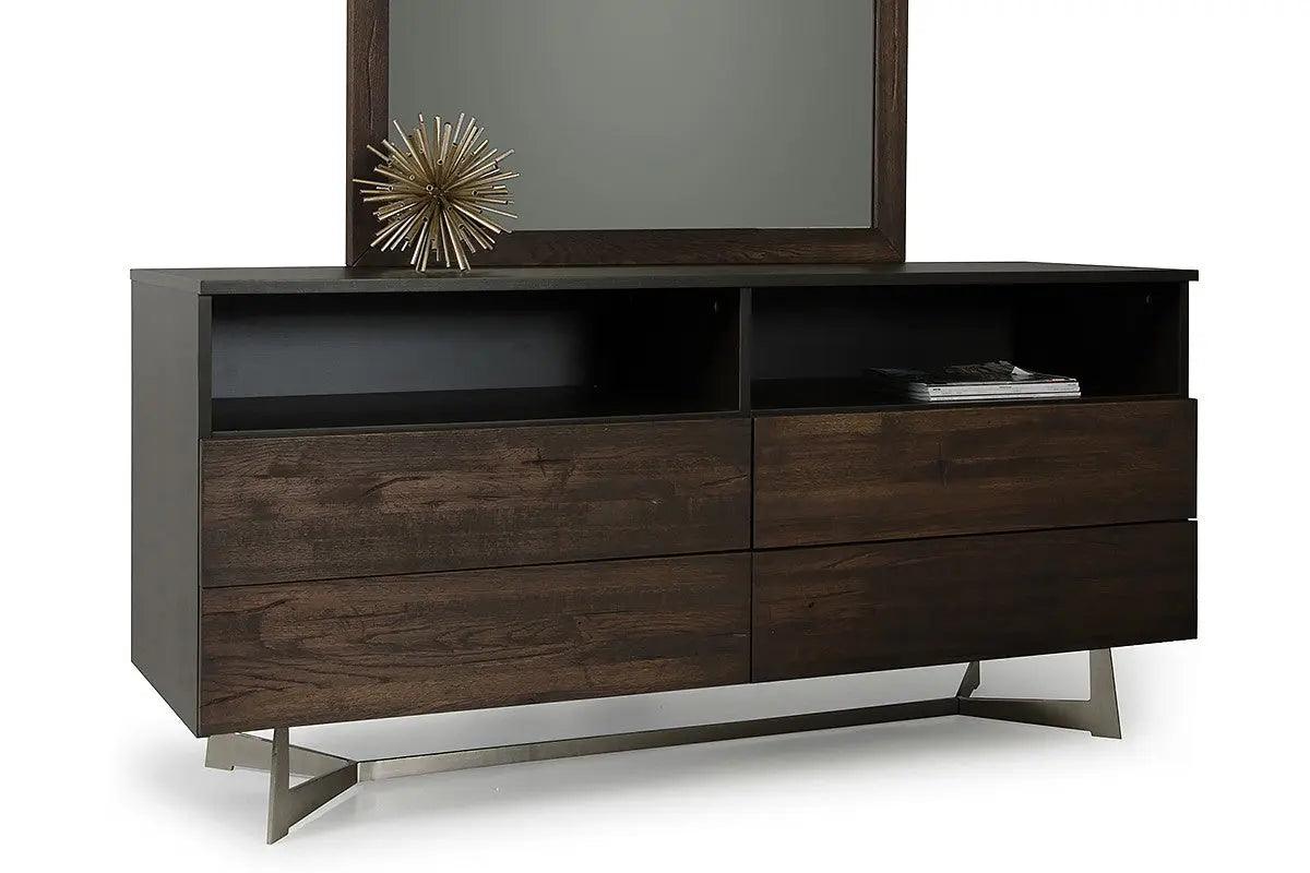 Vig Furniture - Modrest Wharton Modern Dark Aged Oak Dresser - Vgedpb16003