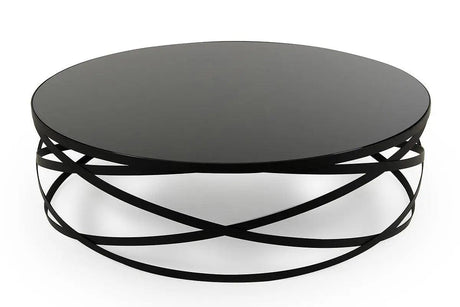 Vig Furniture - Modrest Wixon Modern Black Round Coffee Table - Vgewf1139Aa