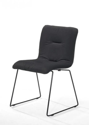 Modrest Yannis Modern Dark Grey Fabric Dining Chair (Set Of 2) Vgmami-913-Dk-Gray