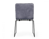 Vig Furniture - Modrest Yannis - Modern Grey Fabric Dining Chair (Set Of 2) - Vgmami-913-Gray