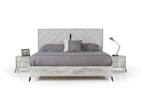 Nova Domus Alexa Italian Modern Grey Bed Vgacalexa-Bed