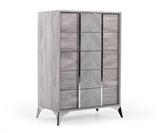 Vig Furniture - Nova Domus Alexa Italian Modern Grey Chest - Vgacalexa-Chest