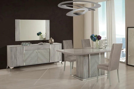 Vig Furniture - Nova Domus Alexa Italian Modern Grey Extendable Dining Table - Vgacalexa-Dt