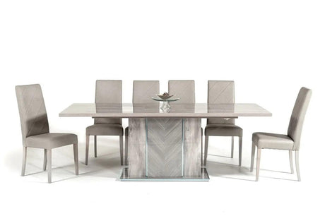 Vig Furniture - Nova Domus Alexa Italian Modern Grey Extendable Dining Table - Vgacalexa-Dt