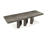 Vig Furniture - Nova Domus Amsterdam Modern Grey Volcano & Eucalyptus Oak Dining Table - Vgacamsterdam-Oak-Dt