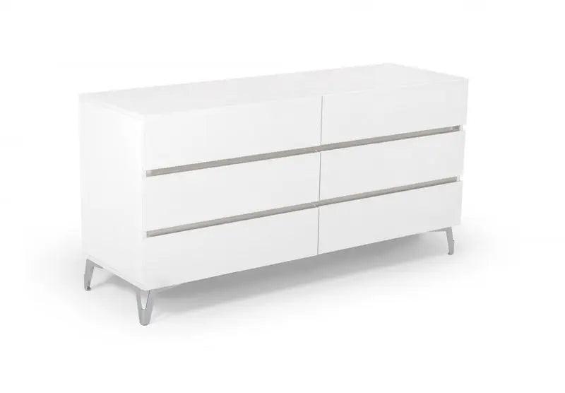 Vig Furniture - Nova Domus Angela - Italian Modern White Dresser - Vgacangela-Drs