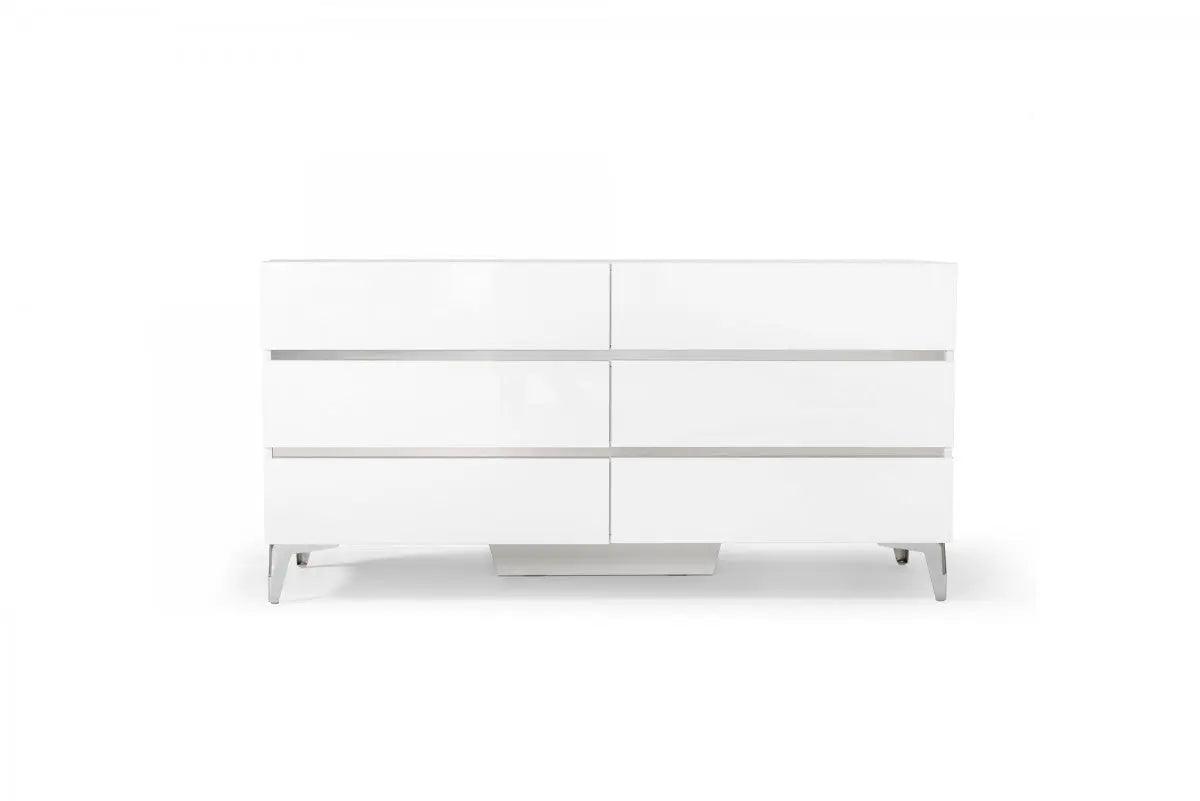 Vig Furniture - Nova Domus Angela - Italian Modern White Dresser - Vgacangela-Drs