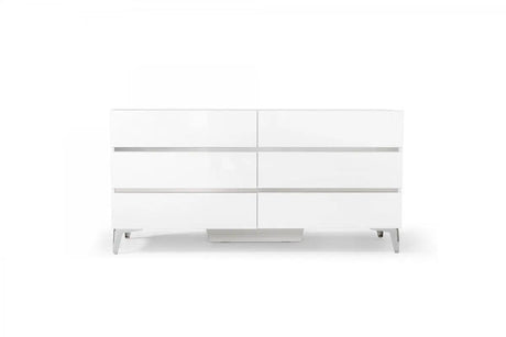 Nova Domus Angela Italian Modern White Dresser Vgacangela-Drs