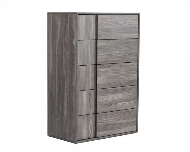 Vig Furniture - Nova Domus Asus - Italian Modern Elm Grey Chest - Vgacasus-Chest-Gry-1