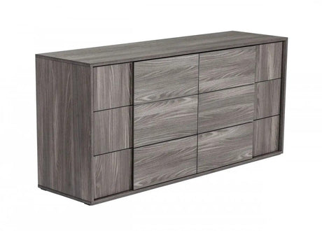 Vig Furniture - Nova Domus Asus - Italian Modern Elm Grey Dresser - Vgacasus-Drs-Gry-1