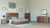 Vig Furniture - Nova Domus Asus - Italian Modern Walnut Bedroom Set - Vgacasus-Set