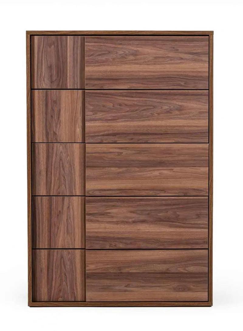 Vig Furniture - Nova Domus Asus - Italian Modern Walnut Chest - Vgacasus-Chest-Wal