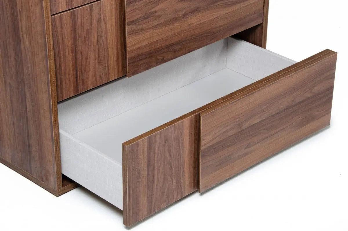 Vig Furniture - Nova Domus Asus - Italian Modern Walnut Chest - Vgacasus-Chest-Wal