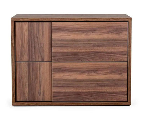 Vig Furniture - Nova Domus Asus - Italian Modern Walnut Nightstand - Vgacasus-Ns-Wal