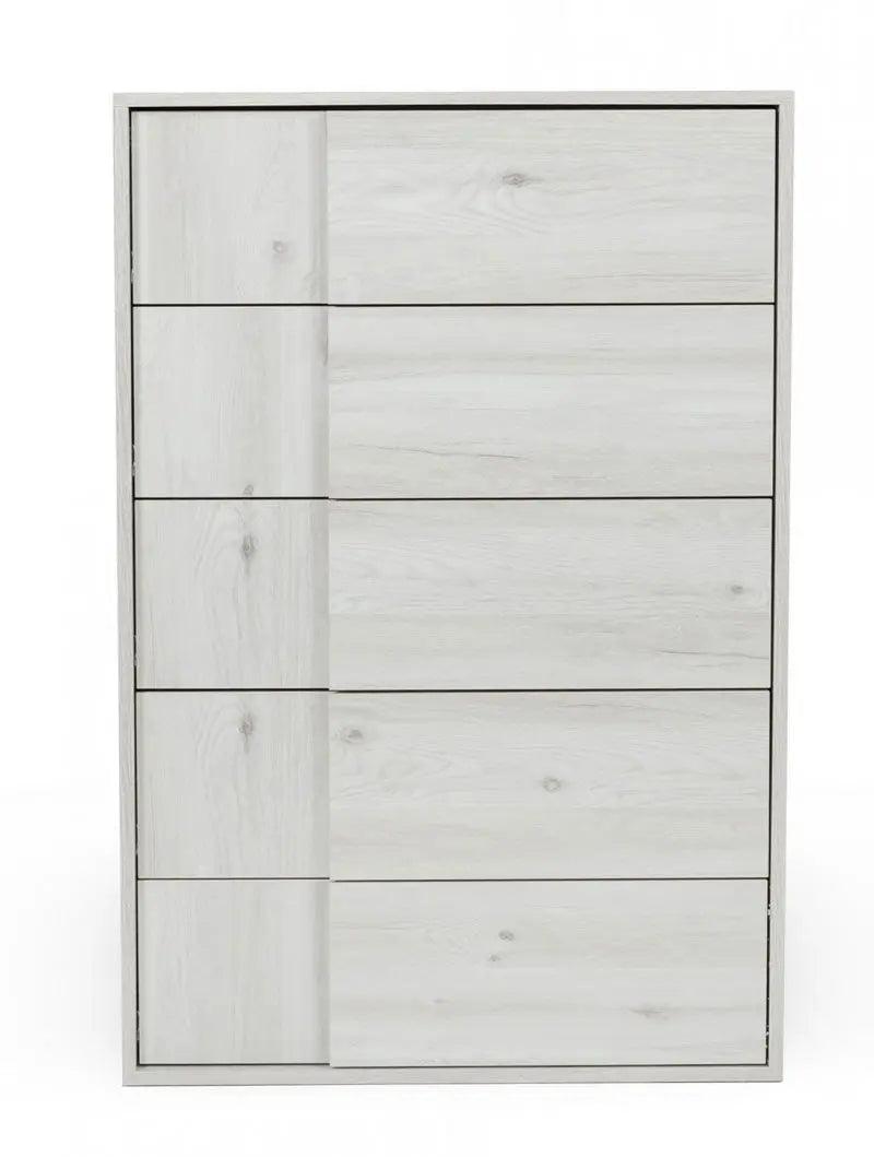 Vig Furniture - Nova Domus Asus - Italian Modern White Washed Oak Chest - Vgacasus-Chest-Ash