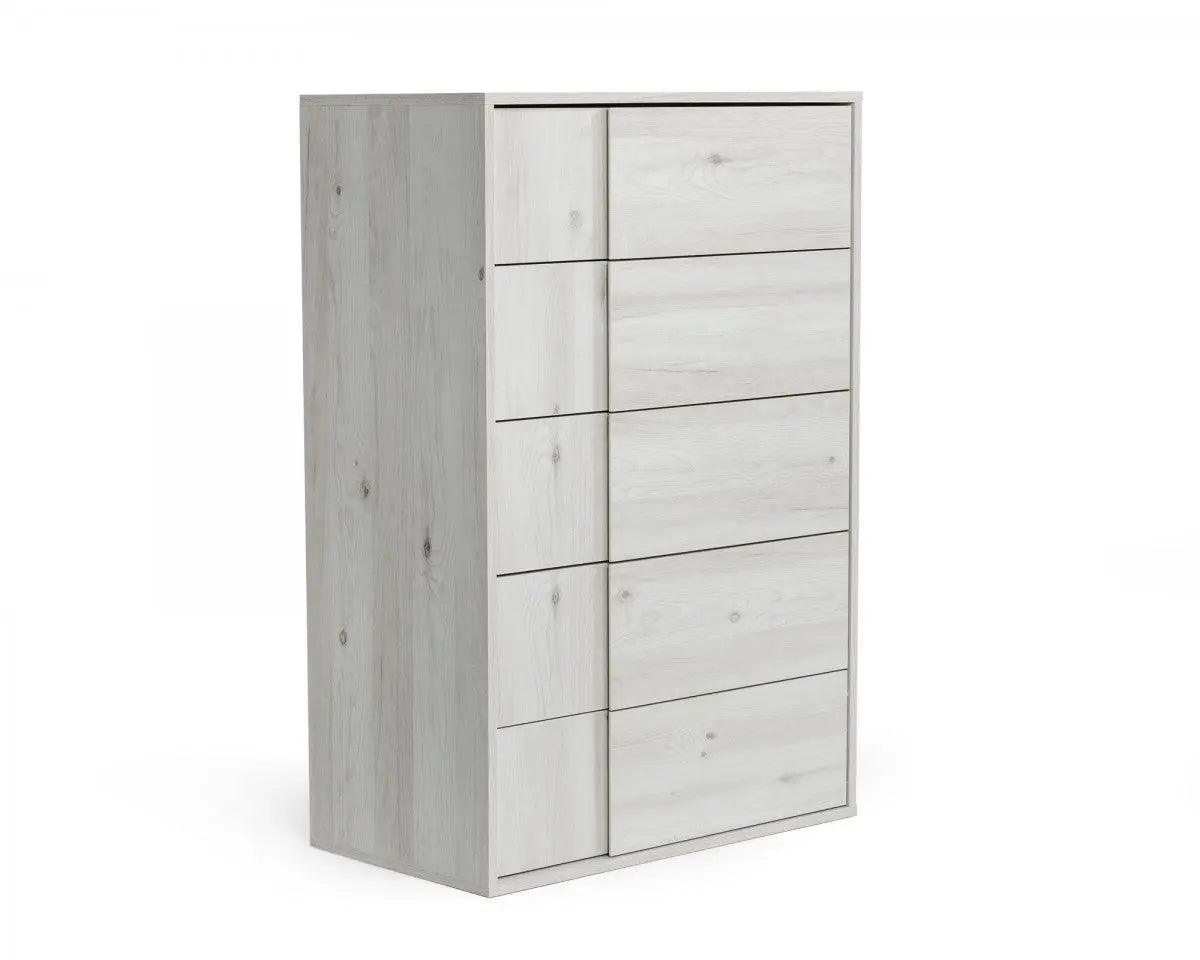 Vig Furniture - Nova Domus Asus - Italian Modern White Washed Oak Chest - Vgacasus-Chest-Ash