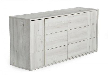 Vig Furniture - Nova Domus Asus - Italian Modern White Washed Oak Dresser - Vgacasus-Drs-Ash