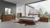 Vig Furniture - Nova Domus Berlin - Modern Walnut Bed - Vgmabr-92