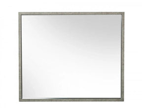 Nova Domus Boston Modern Faux Concrete Mirror Vganboston-Mir