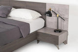 Vig Furniture - Nova Domus Bronx Italian Modern Faux Concrete & Grey Bedroom Set - Vgacbronx-Set