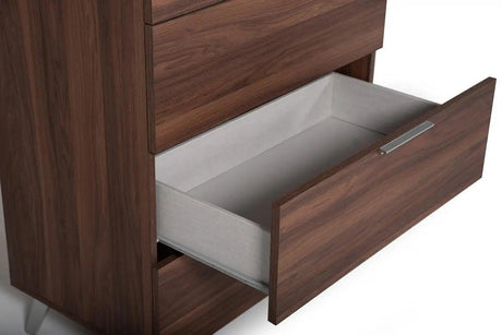 Vig Furniture - Nova Domus Brooklyn Italian Modern Walnut Chest - Vgacbrooklyn-Chest