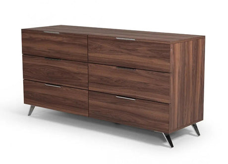 Vig Furniture - Nova Domus Brooklyn Italian Modern Walnut Dresser - Vgacbrooklyn-Drsr