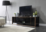 Vig Furniture - Nova Domus Cartier Modern Black & Rosegold Tv Stand - Vgvctv-A002