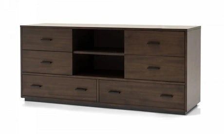 Vig Furniture - Nova Domus Fantasia - Contemporary Walnut Dresser - Vgwdhl-W03