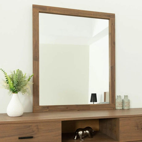 Vig Furniture - Nova Domus Fantasia Contemporary Walnut Mirror - Vgwdhl-W04-Mir-Ltwlt