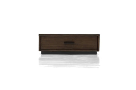 Vig Furniture - Nova Domus Fantasia - Walnut-Dark Grey Bed And Two Nightstands - Vgwdhl-W01-Bed-2Ns